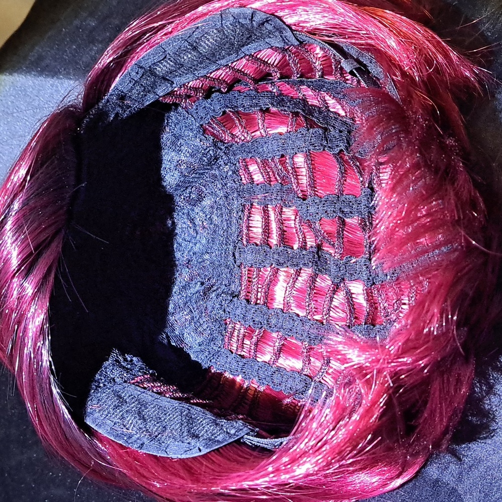 NEW Dark Wine SEX KITTEN WIG - Picture 9 of 9